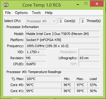 Core Temp Measure Monitor Cpu Temperature On Windows 10