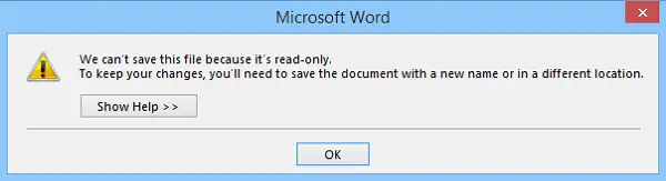 PDF file warning