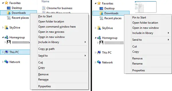 How to expand Context Menu in Windows 11/10
