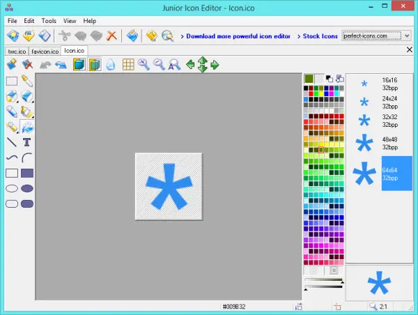 Junior Icon Editor software free download