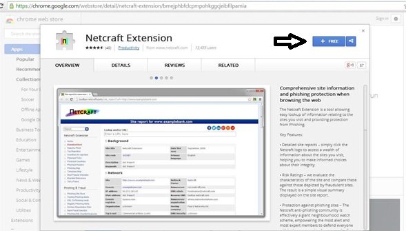 NetCraft Extension