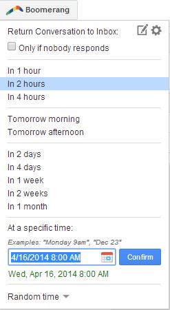 Boomerang for Gmail review