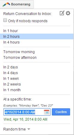 Boomerang for Gmail review