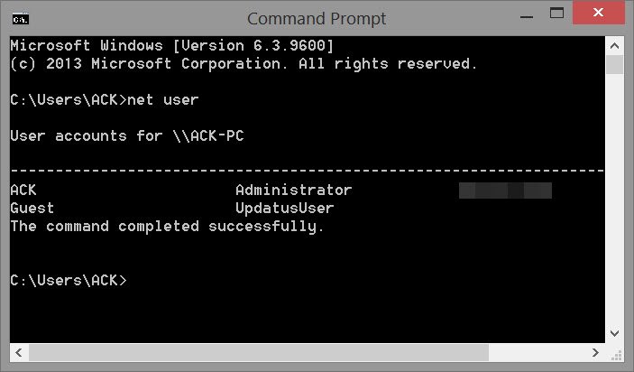 How to use Net User command for administrators in Windows 11/10