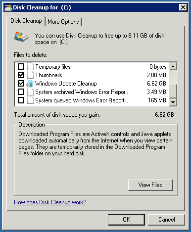 Clean up WinSxS Directory on Windows Server 2008 R2