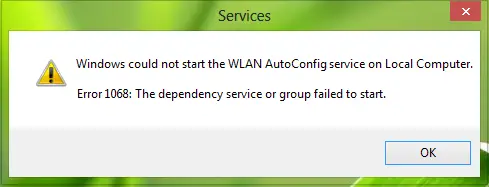 windows could not start the wlan autoconfig service