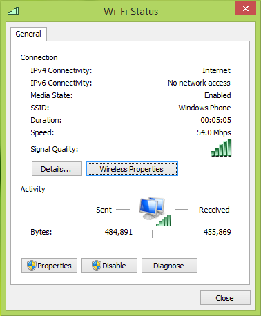 security key for wifi