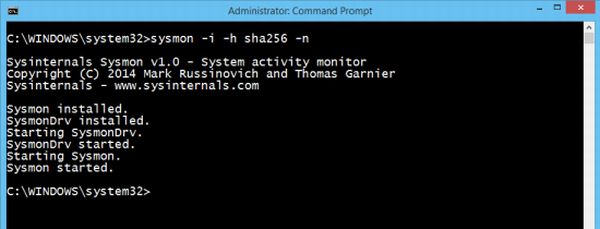 Sysmon System Monitor for Windows