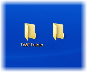 create blank folder names