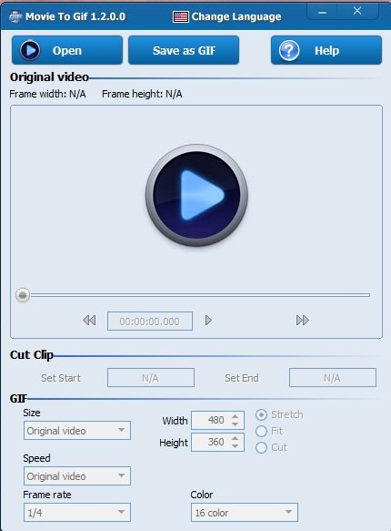 Video dosyalarını GIF animasyonuna dönüştürün