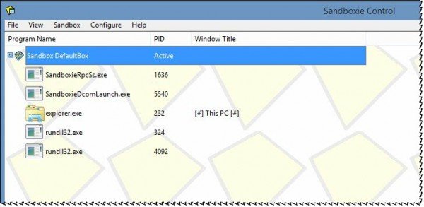 Sandboxie for Windows