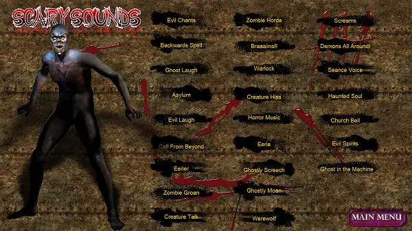 Scary Sounds App For Windows 8.1