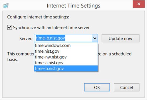 internet time server windows