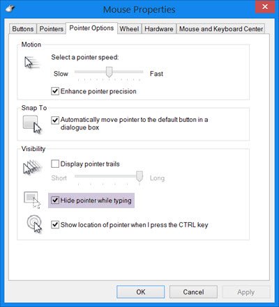 Mouse Cursor jumps or moves randomly while typing in Windows 11/10