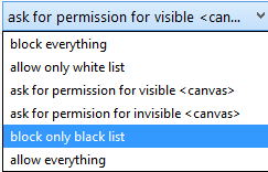 Canvas fingerprinting blocker