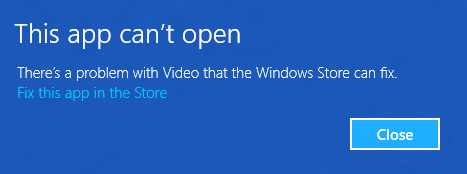 re-register Windows Store Apps in Windows 8