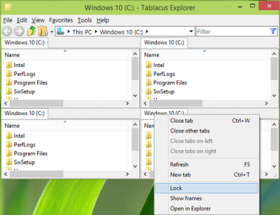 Tablacus Explorer: Tabbed File Manager with add-on support