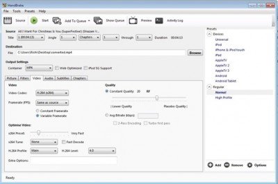 Video conversion