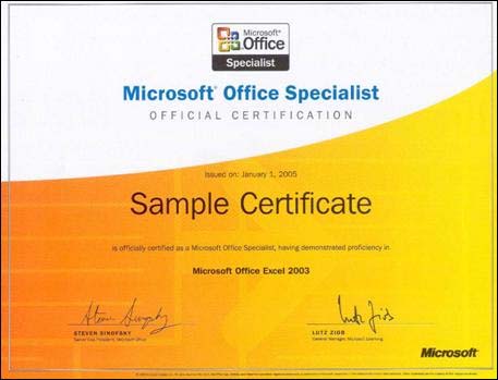 microsoft office specialist certification 2007 microsoft office specialist certification 2007