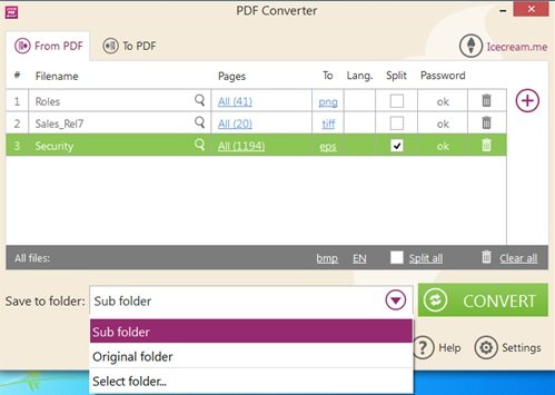 PDF converter