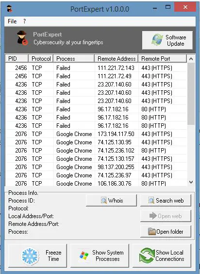 Monitor TCP, UDP Communication on Windows with PortExpert