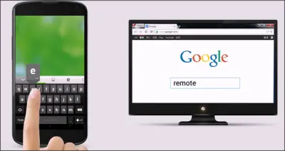 Use mobile as keyboard with Remote Mouse