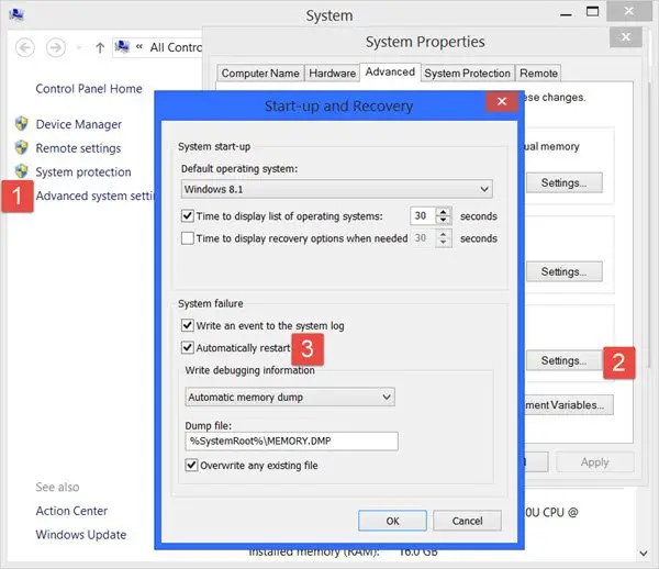 computer restarts without warning