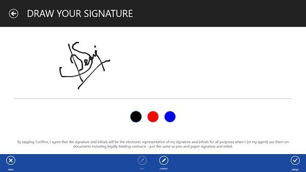 draw your signature docusign