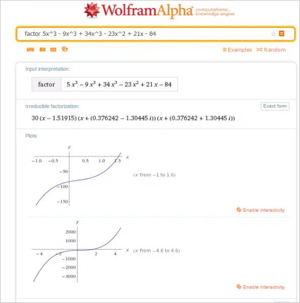 Calculate Mathematics Wolfram Alpha