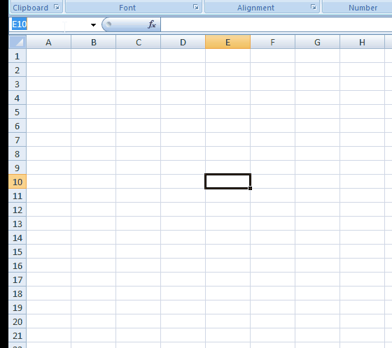 Excel Name Box_Select entire column