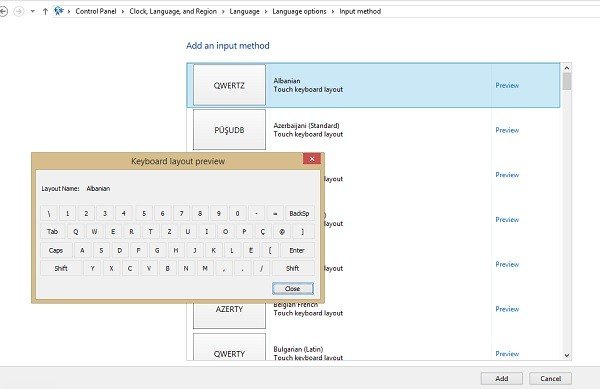 Windows Input Method Editors