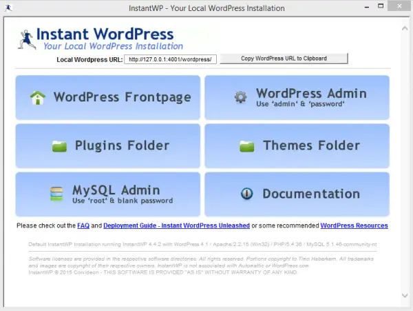 install WordPress on Windows