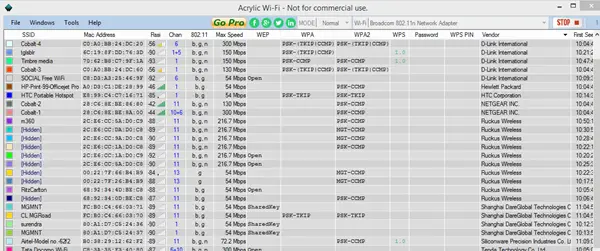 acrylic wifi pro license