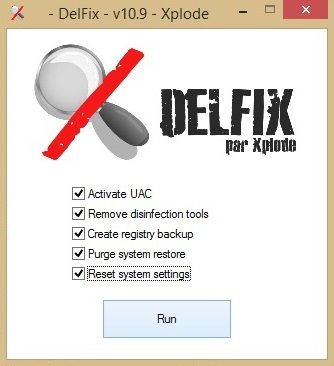 Delfix disinfection tool removal