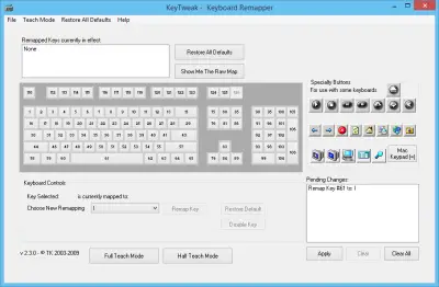 Reassign and redefine Keyboard Keys