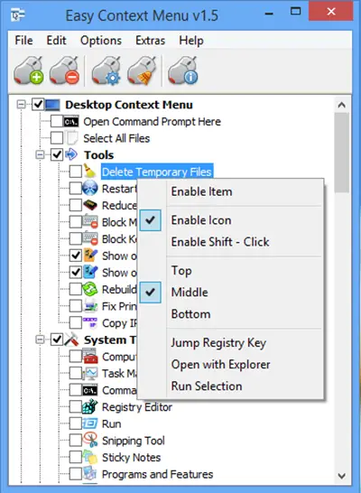 Easy Context Menu 2