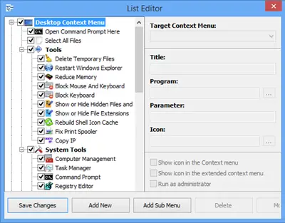 Easy Context Menu 3