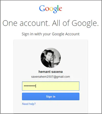 Google account