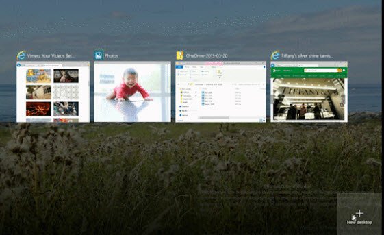Virtual Desktop in Windows 10