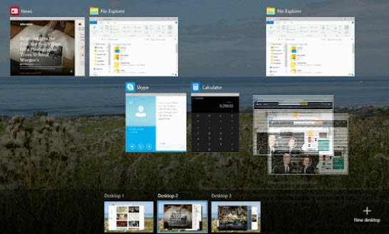 Virtual Desktop in Windows 10