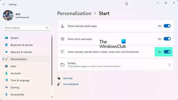 How to use Jump List feature in Windows 11/10