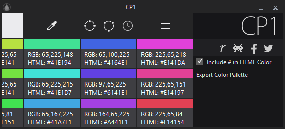 CP1 color picker settings