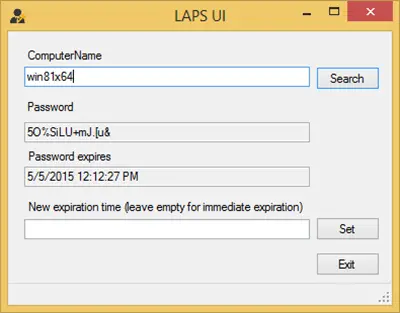 Local Administrator Password Solution