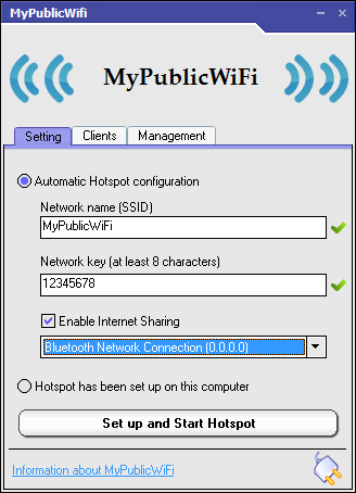 mHotspot - Turn your laptop into wifi hotspot