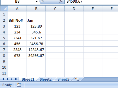 сумма в Excel