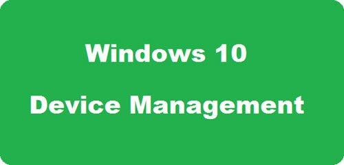device management windows 10
