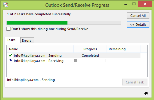 Outlook Email stuck in Outbox