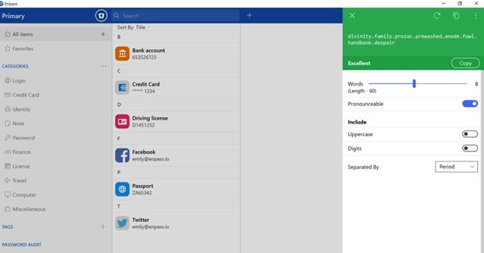 Enpass Password Manager for Windows PC