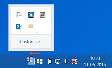 Remove Get Windows 10 icon