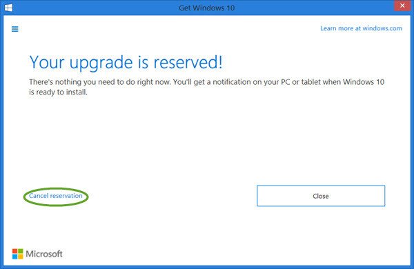 How to reserve your Free Upgrade to Windows 10 - 62